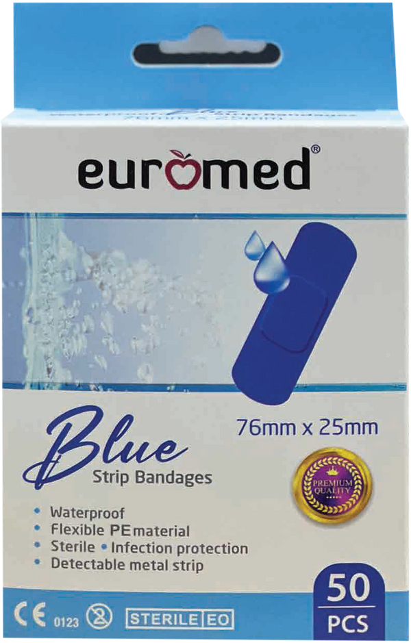 Blue Strip Bandage - 76mmx25mm
