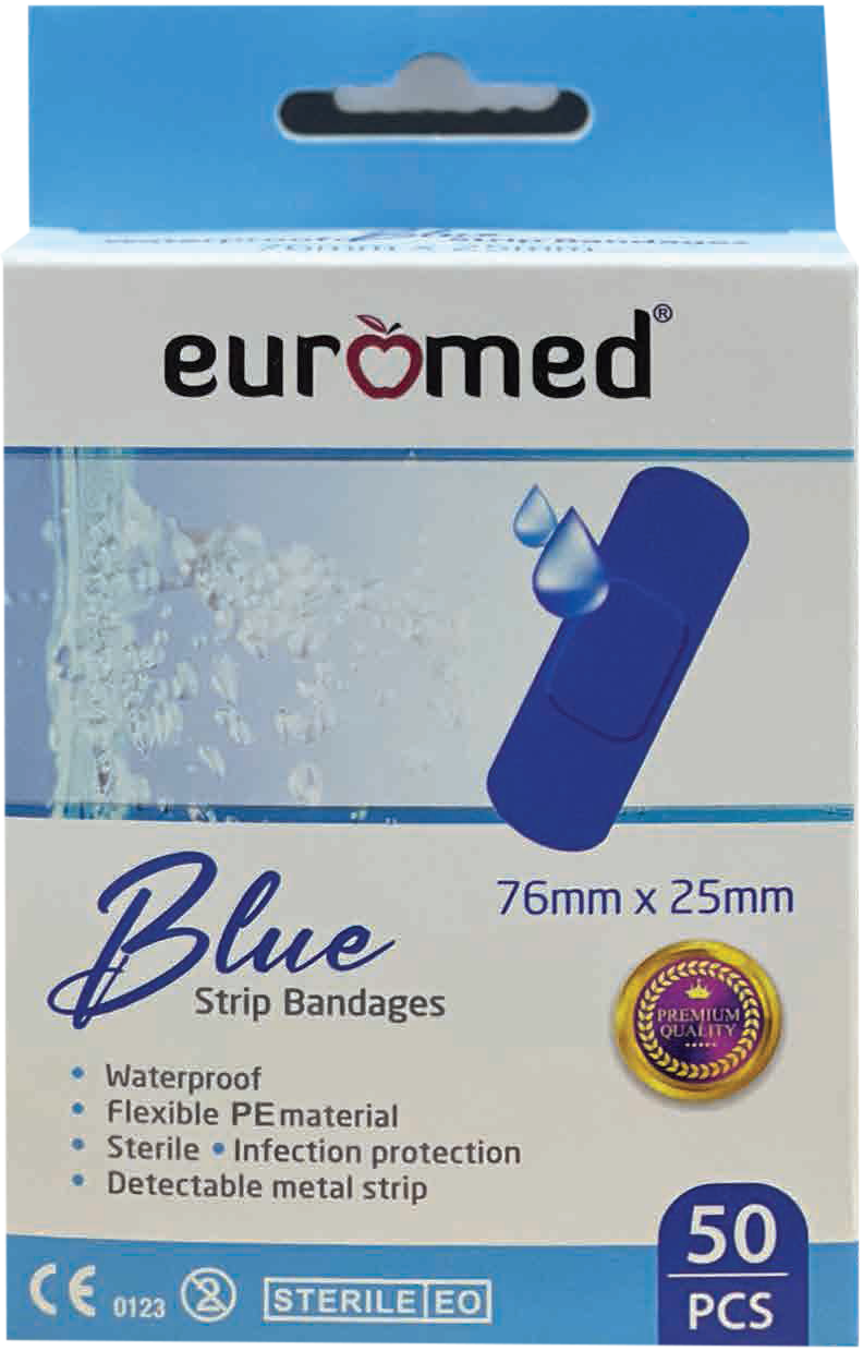 Blue Strip Bandage - 76mmx25mm
