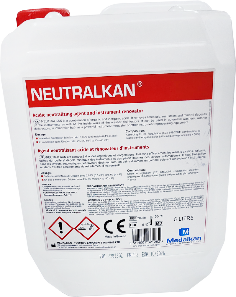 Neutralkan - Acidic Neutralizing Agent & Instrument Renovator