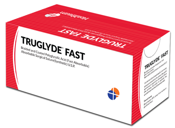 Fast Absorbing Braided and Coated Polyglycolic Acid Suture