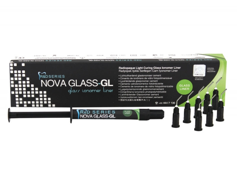 NOVA GLASS GL - Glass Ionomer Liner (Light Cure)